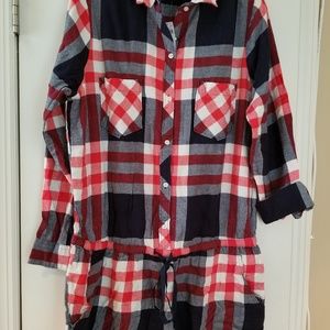 One piece pajama romper